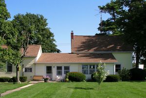 Front Yard and House in Spring
