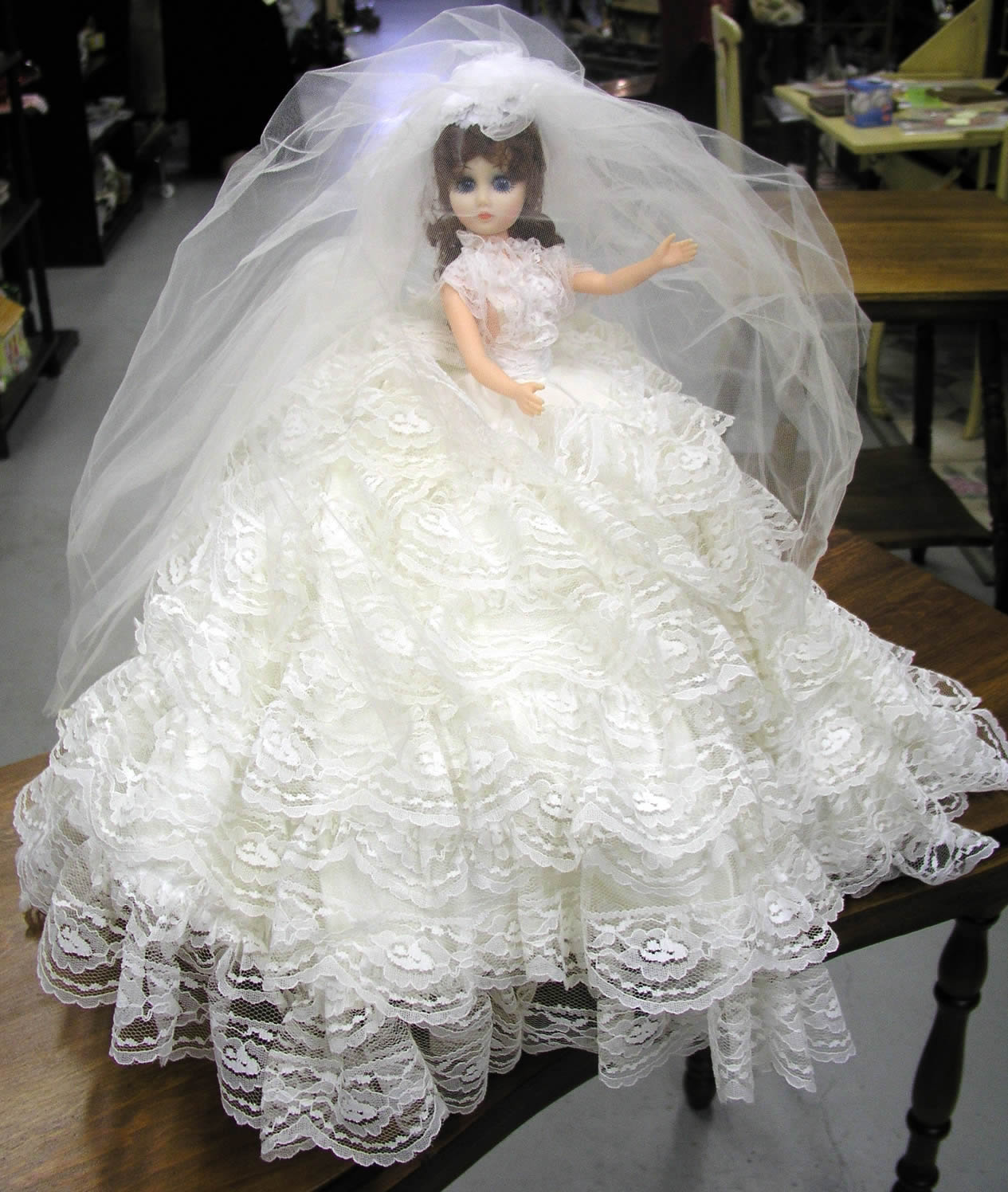 Poofy Bride Doll