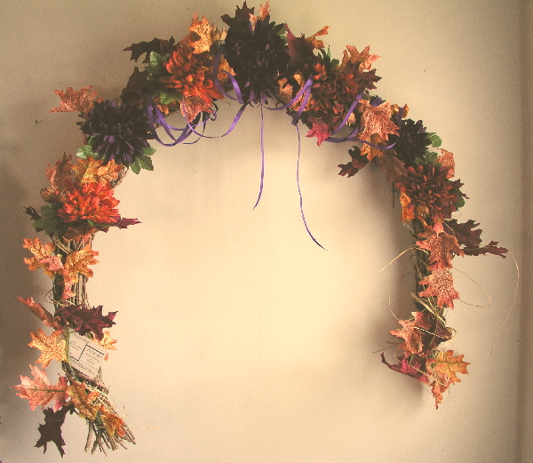 Fall Half Wreath