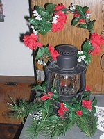 Old Railroad Lantern centerpiece
