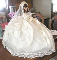 Bride Bed Doll
