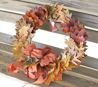 Fall Leaves Wreath